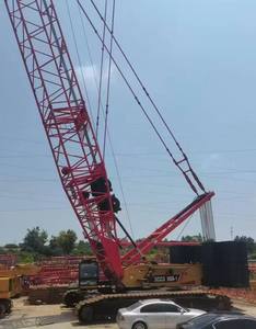 Grue sur chenilles Sany d'occasion de bonne qualité 50t-320t avec moteur de boîte de vitesses en bon état à vendre - Product Image 1
