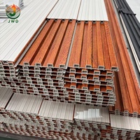 Panel de Pared Exterior de WPC Impermeable para Exteriores, Revestimiento Exterior para Jardín, Muestra Disponible