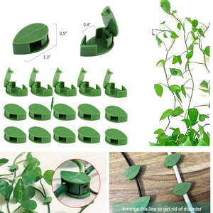 Clips de fixation murale pour plantes grimpantes avec autocollant adhésif, fixateur de feuilles, <span class=keywords><strong>support</strong></span> <span class=keywords><strong>mural</strong></span> invisible pour plantes d'intérieur et d'extérieur - Product Image 1