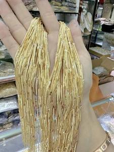 Trend 18k altın kaplama uzun kolye kadınlar için Charm İnce zincir köprükemiği zincir nişan için düğün takısı hediye Lady - Product Image 3