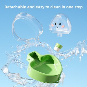 Botella de Agua Portátil para Mascotas <span class=keywords><strong>con</strong></span> Doble Recipiente - Antiderrames, Plegable y Fácil de Limpiar - Product Image 4