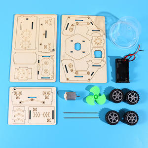 Voiture jouet bricolage aspirateur puzzle 3D Mars Physique Jouets pour enfants faits à la main Creative make wood science toys - Product Image 3