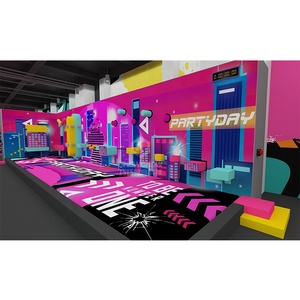 Qiaoqiao, <span class=keywords><strong>Parque</strong></span> de Trampolines Interactivo de 6000 Metros Cuadrados, Centro de Juegos Comercial, Equipo de Juegos Interior para Niños - Product Image 1