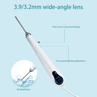 Endoscope ENT avec écran HD de 10 pouces, caméra de 3,9 mm, otoscope pour l'inspection des oreilles, du nez et de la gorge, avec batterie rechargeable