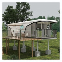 Maison-capsule mobile extérieure, hôtel, maison préfabriquée intelligente, cabine modulaire, espace préfabriqué, maison-capsule préfabriquée