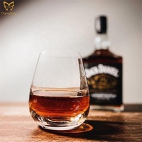 Gobelet en verre à whisky en cristal à l'ancienne verres de roche à Base lourde pour boire un cadeau de liqueur de cocktail pour les amateurs de whisky