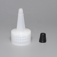 30ml 1 Oz LDPE plástico hombro redondo pequeño pigmento pegamento arena pintura botella exprimible con tapón de rosca