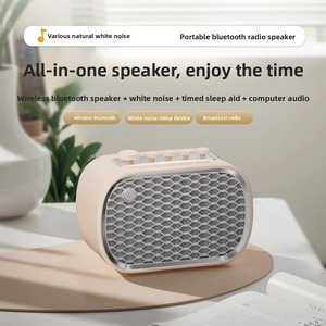 Sleep Device <b>White</b> Noise Radio Speaker Computer Home <b>Bedside</b> Desktop Multifunctional FM Wireless for Battery - Product Image 5