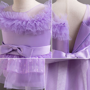 Новое праздничное платье для девочки, детская одежда, элегантный наряд для дня рождения, свадьбы, выпускного вечера, танцевальный костюм для детей 3-12 лет - Product Image 6