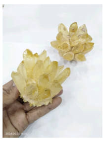 Citrine Point Family Cluster Quartz Carved Crystal Sculpture Reiki Healing Stone Home Decor <b>Gift</b> Collection Great Price - Product Image 2