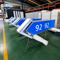 Panneau de signalisation directionnel lumineux personnalisé à LED, système de signalisation directionnelle éclairée pour la navigation intérieure, hôtel, bureau, centre commercial