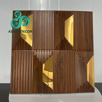 Nouveaux Panneaux Muraux en PVC 3D Effet Miroir 2026 – Décoration Intérieure Anti-humidité pour Plafond, Design Circulaire