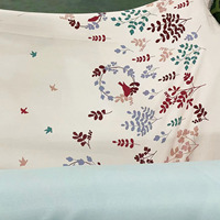 Stock de tissus de rideaux imprimés de luxe 100% Polyester pour hôtel et bureau