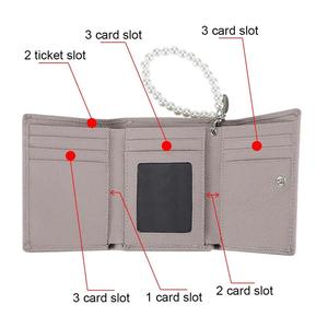 AndoBag Short <b>Wallets</b> for Women Genuine Cow Leather Fashion Card Holder Large Capacity Coin Purse <b>Trifold</b> <b>Wallet</b> 1554 - Product Image 6