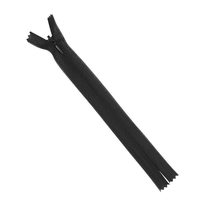 Vente en gros Couleurs #3 Dentelle Invisible Zipper Bande Plastique Nylon Zips Invisible Close End Zipper pour Robes