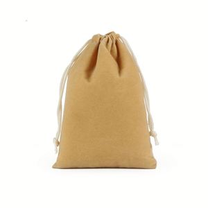 Sacs à cordon personnalisés brodés de luxe, petits sacs en velours pour bijoux, pochettes pour emballages cadeaux de bijoux, vente chaude - Product Image 4
