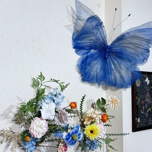 Bouquets de fleurs artificielles Monet Garden, fleurs en soie pour décoration de mariage, fleurs artificielles haut de gamme faites à la main pour la mise en scène de mariage - Product Image 3
