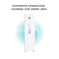 Diffuseur de parfum professionnel S-2000 pour les entreprises, colonne en aluminium, système de marketing pour grandes pièces, 1 an pour une couverture de 1500 à 3000 m