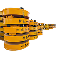 Aimant de levage rond permanent de 100 kg avec système de levage de sécurité, conception durable pour la construction et l'atelier, acier à faible teneur en carbone HENGTAI