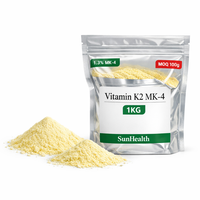 Complément de Vitamine K2 MK4 MK7, Poudre de Vitamine K2 Pure, Poudre de Vitamine K2 MK4