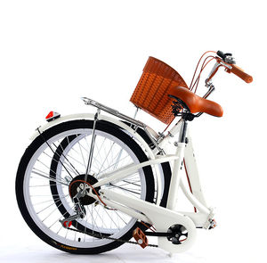 Bike for Women Folding Bike Ladies Men <b>Light</b> City 24 Inch Bike Steel - Product Image 1