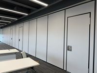 Expédition rapide, cloison coulissante flexible en MDF, insonorisée, anti-taches, pour bureau, hôtel, restaurant, salle de banquet