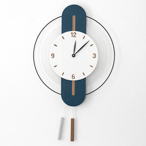 Nordic Luxury Transparent Wooden <b>Wall</b> <b>Clock</b> Modern Simple Design for Home <b>Living</b> <b>Room</b> <b>Wall</b> Hanging Fashion Creative <b>Clock</b> - Product Image 1