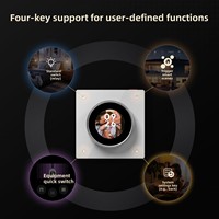 Écran de contrôle intelligent Tuya WiFi IPS 2,4 GHz, relais 3 voies, bouton interrupteur 4 touches, PC ignifuge, pour maison et hôtel, utilisation UE/US