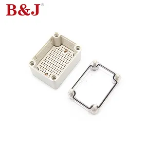 B&J Small 80*110*70 mm Size Transparent Cover Plastic Enclosure IP68 Waterproof Junction Box