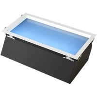 Panneau LED WiFi Tuya, simulation du rythme biologique, éclairage solaire, ciel artificiel virtuel, lumière de plafond, lumière de fenêtre bleue