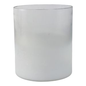Frosted <b>Glass</b> Hurricane Candle Holder Modern Pillar <b>Candlestick</b> For Dining Table Centerpieces - Product Image 4