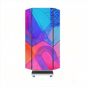 จอแสดงผล LED แบบพับสามตอน HAOYUAN ขนาด 1280x2070 มม. สำหรับโฆษณาในร่ม พร้อมขาตั้งพื้น ความละเอียด 1080P จอ LED สีเต็มรูปแบบ - Product Image 3