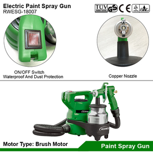 800W alimenté Portable électrique <span class=keywords><strong>pistolet</strong></span> à peinture outil HVLP Airless pulvérisateur <span class=keywords><strong>pistolet</strong></span> <span class=keywords><strong>voiture</strong></span> mur peinture Machine électrique peinture pistolets à peinture - Product Image 5