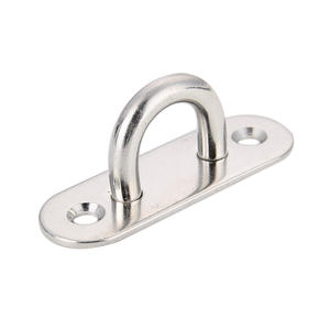 316 Stainless Steel Stamped Oval 5*45mm Door Nose Deck Mount for <b>Marine</b> and Yacht Accessories Used Condition-Boat <b>Hardware</b> - Product Image 1