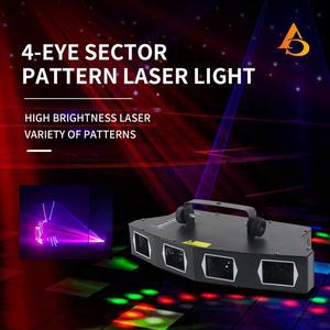 Luz Láser de Línea RGB de Cuatro Ojos a Todo Color, Luz LED para Fiestas, Proyector de Discoteca, Luces Láser - Product Image 2