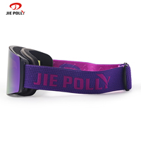 Lunettes de ski OTG personnalisées avec logo OEM, verres magnétiques de luxe pour l'extérieur, photochromiques, pour snowboard,