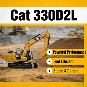 Precio Competitivo, Buen Estado, Más de 20 Años de Experiencia, Fábrica Famosa en Shanghái, Suministro Directo de Excavadora Usada CAT 330D2L - Product Image 1