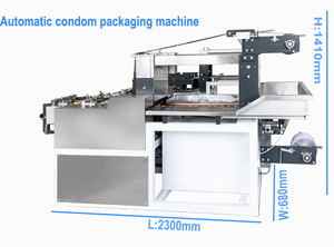 Voll automatische Hochgeschwindigkeits-Einweg-Kondom-Kühlpatch-Sachet-Verpackungs maschine - Product Image 5