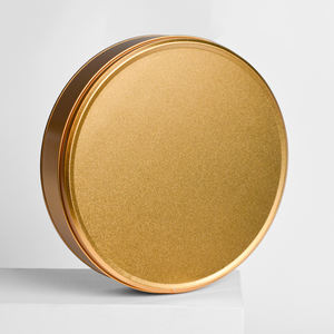 Logo personalizzato promozionale forma rotonda scatola di latta di metallo scatole di immagazzinaggio di caramelle in metallo barattolo di imballaggio - Product Image 3