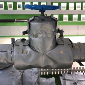 Meilleures ventes de tissu en fibre de verre résistant à la chaleur, résistant au feu, <span class=keywords><strong>couverture</strong></span> <span class=keywords><strong>thermique</strong></span> amovible, veste <span class=keywords><strong>isolante</strong></span> pour vanne - Product Image 3