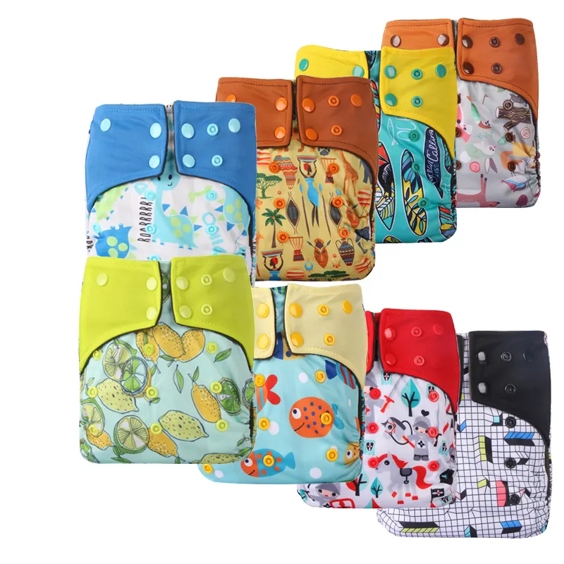 Новое поступление, многоразовые подгузники для младенцев, Детские карманные подгузники, моющиеся детские тканевые подгузники одного размера, бамбуковый уголь, тканевые подгузники