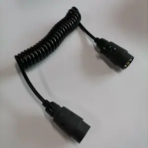 Kabel Spiral Koil 7 Arah, Ekstensi Elektrik Sistem Rem, Kabel Spiral Koil Tujuh Inti