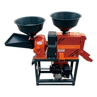 Moulin à riz et broyeur de poudre, décortiqueuse de paddy, machine à moudre le son, le maïs et le blé de qualité supérieure pour usage agricole, 150 kg/h