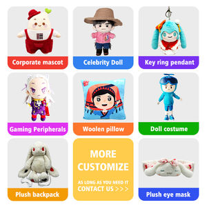 Personnalisable Processus Complet ODM Support Creative Professions Série <span class=keywords><strong>Pompier</strong></span> Poupée En Peluche Logo Personnalisé/Couleurs/Uniformes Échantillon Gratuit - Product Image 3