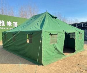 เต็นท์แคมป์ปิ้งขนาดใหญ่ 20 คน กันน้ำ โครงเหล็ก สำหรับใช้งานกลางแจ้งและสถานการณ์ฉุกเฉิน - Product Image 6