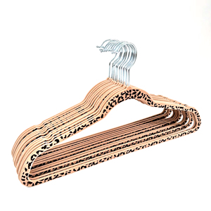 Thiết Kế Mới Không Trượt Áo Móc Áo Cho Áo Sơ Mi Váy <span class=keywords><strong>Leopard</strong></span> In Quần Áo Móc Áo Nhung Móc Áo - Product Image 5