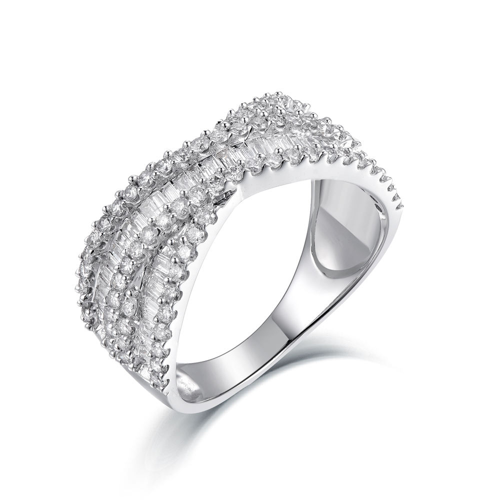 14K white gold/yellow gold/rose gold