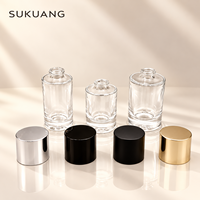 En stock, vente en gros : flacon de parfum à sertir 10ml, 15ml, 20ml, 50ml, flacon en verre de luxe vide, portable, rechargeable, avec pulvérisateur à pression