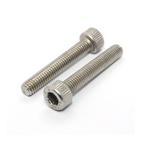 Vis Allen à tête hexagonale moletée DIN912 en acier inoxydable 304/316, sur mesure en usine, M1.6 M2 M3 M4 M5 M6 M8 M10