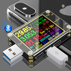 T18 UD18 ATORCH USB3.0 Probador USB de 1.8 Pulgadas, Voltímetro Digital DC, Amperímetro, Voltímetro, Detector de Voltaje para Banco de Energía, Medidor de Voltaje Temporizado - Product Image 1